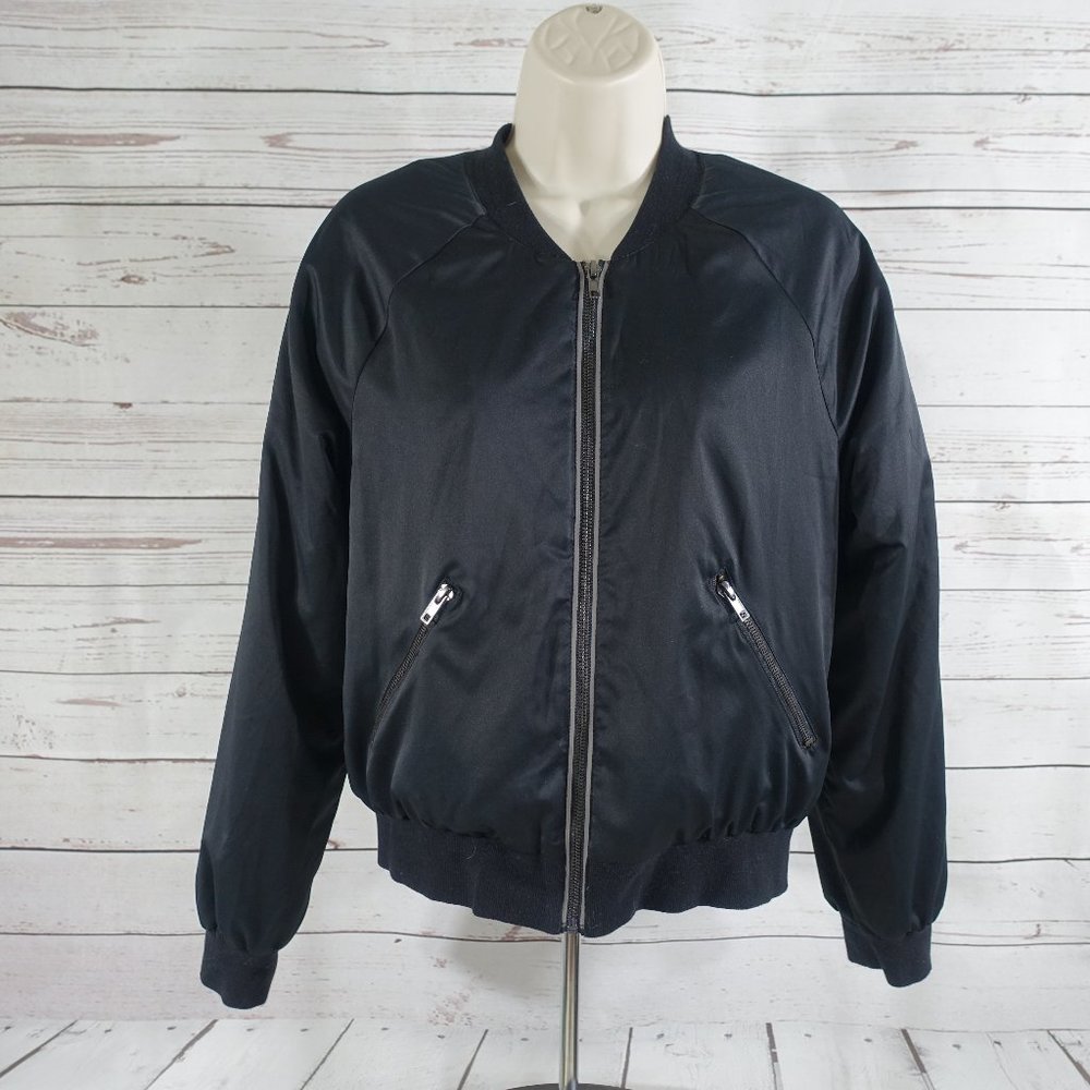 Fabletics Electra Puffy Bomber Semi Cropped Jacket